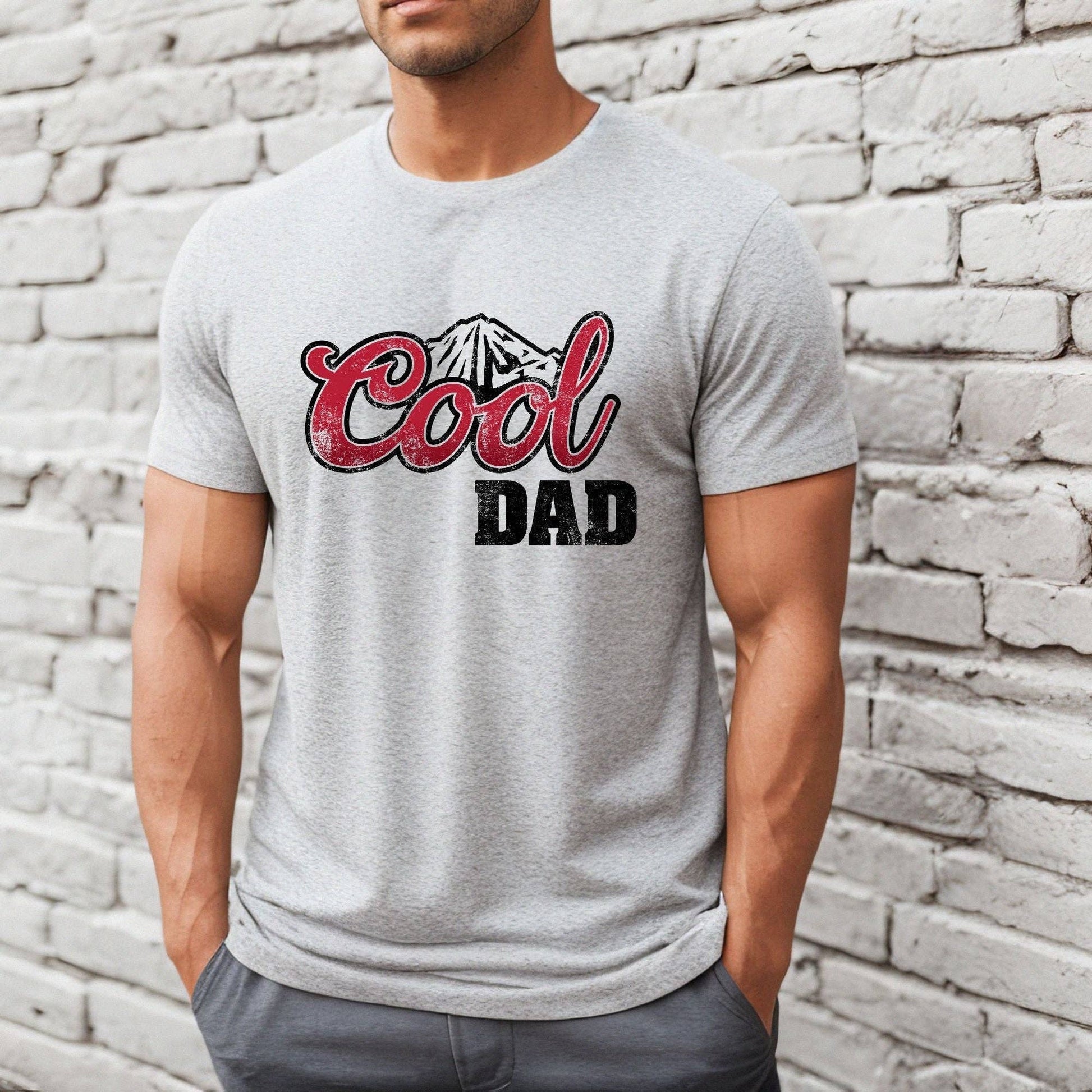 Cool Dad Grey Graphic Tee Beer Loving Dad Tshirt *Unisex Fit*152