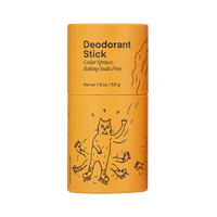 Deodorant Stick Cedar Spruce Baking Soda Free