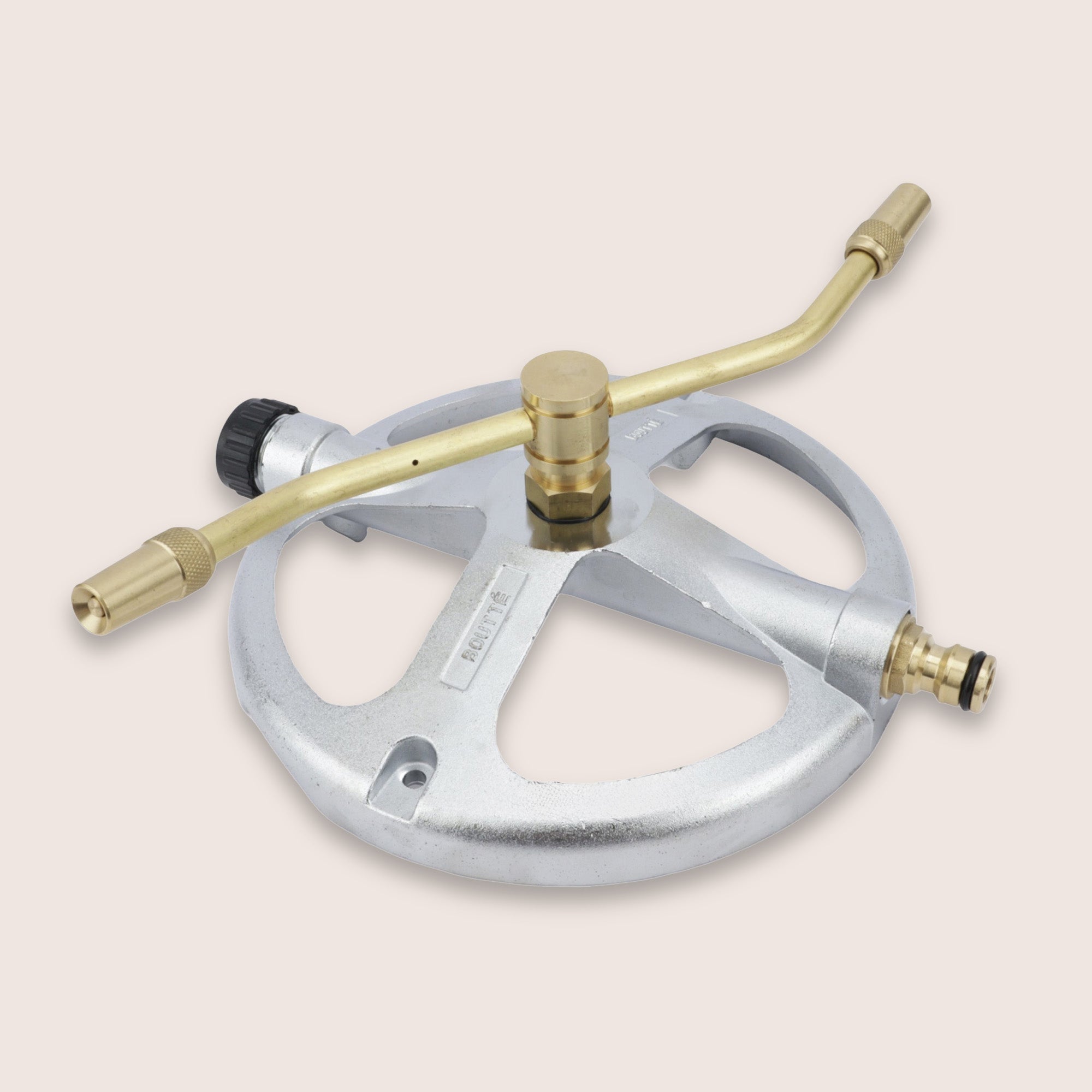 Rotating Steel & Brass Garden Sprinkler