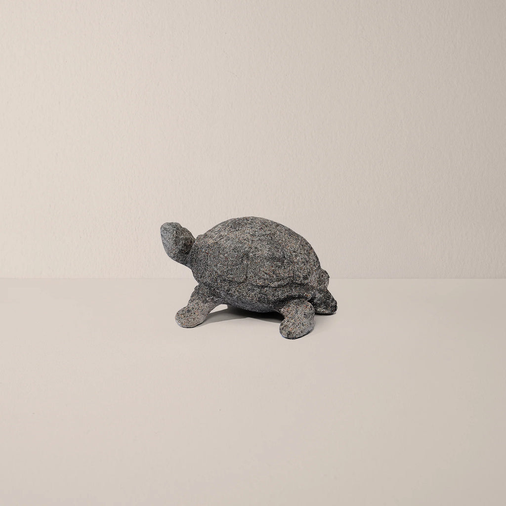 Cast Stone Aged Garden Turtle Statue