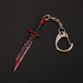 Genshin Impact Weapon 'Wolf's Gravestone' Keyring Metal Keychain