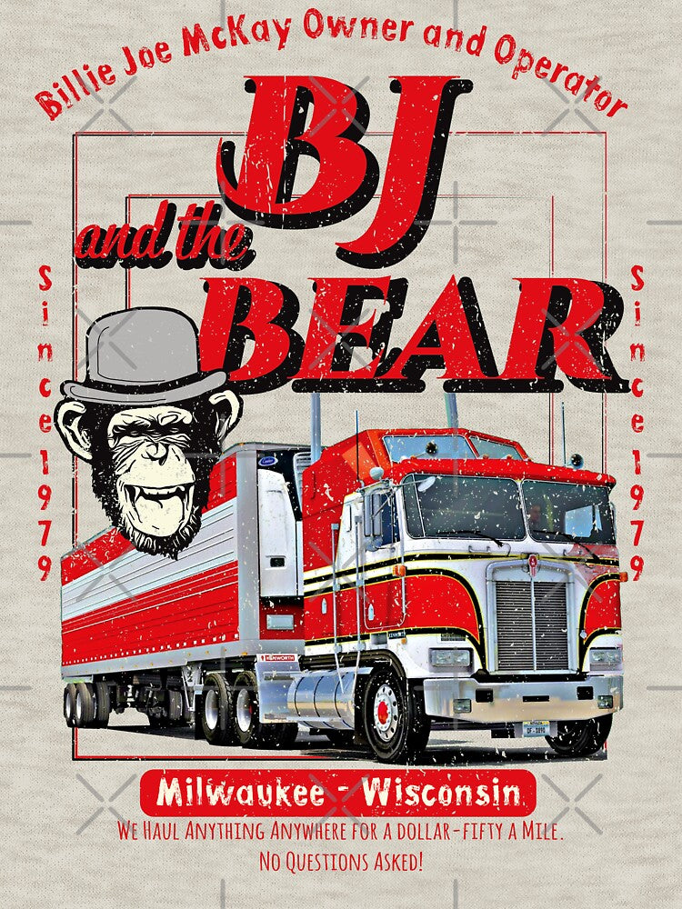 BJ and The Bear Trucking Company Lts by Alema Art Unisex T-shirt, Sweatshirt, Hoodie, Long Sleeve Tee