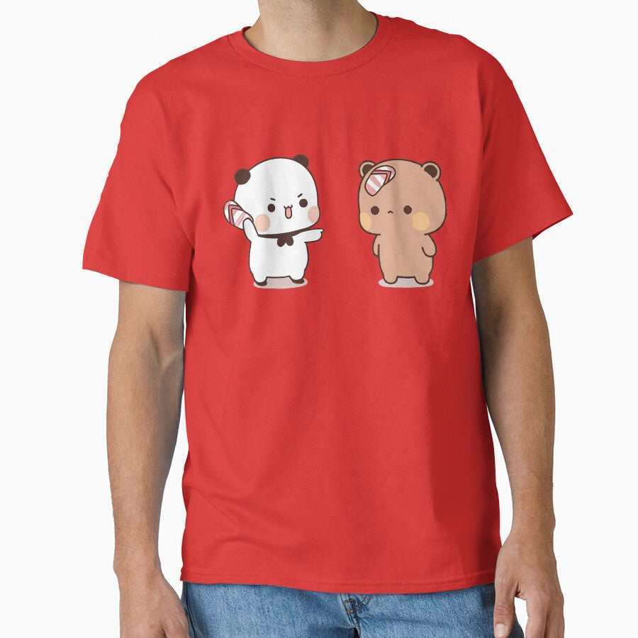 Dudu Is Mad At Bubu Throwing Sandals by PandaBearShop Unisex T-shirt, Sweatshirt, Hoodie, Long Sleeve Tee