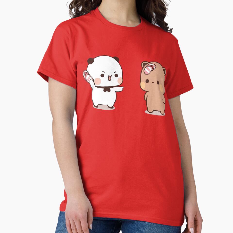 Dudu Is Mad At Bubu Throwing Sandals by PandaBearShop Unisex T-shirt, Sweatshirt, Hoodie, Long Sleeve Tee