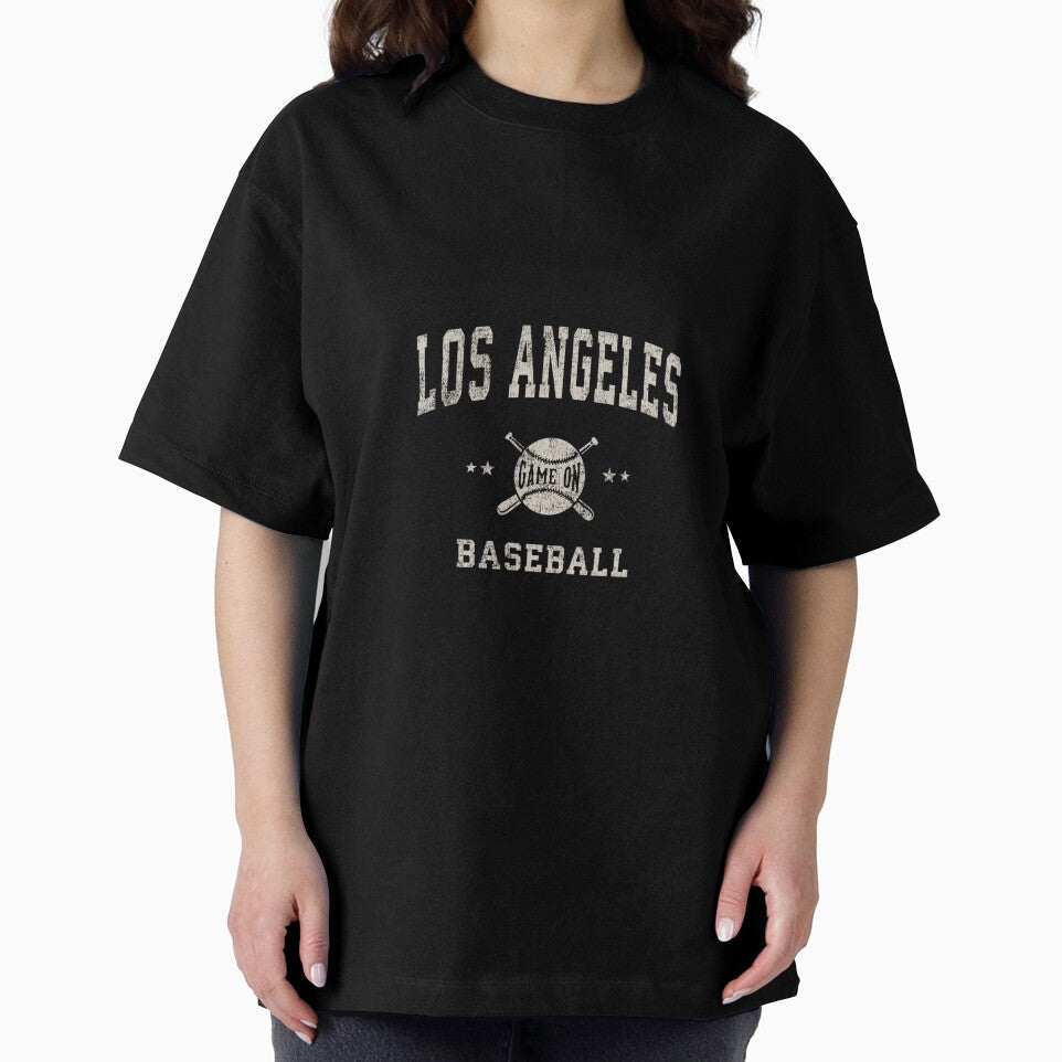 Los Angeles LA Vintage Baseball Throwback Retro Design by MollyLYork Unisex T-shirt, Sweatshirt, Hoodie, Long Sleeve Tee